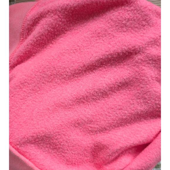 Victoria's Secret PINK Mock Turtleneck Large Graphic Comfy Sweatshirt Size Small - Picture 9 of 11